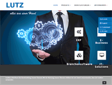 Tablet Screenshot of lutz.de